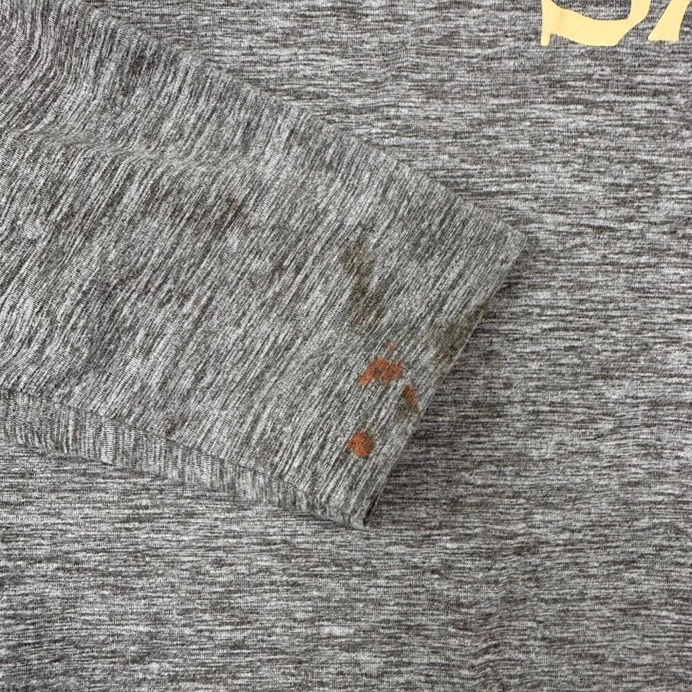 NFL Team Apparel Long Sleeve Shirt Saints Football Zubas Grey Flaws Medium‎ - Picture 6 of 8